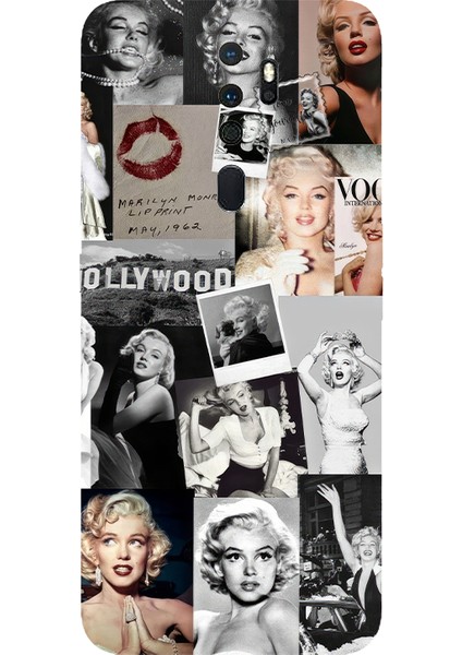 Oppo A5 2020 Için Siyah Blonde Legend Desenli Silikon Kılıf