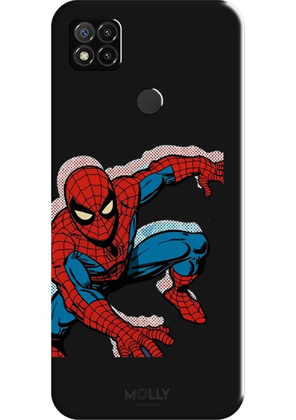 Xiaomi Redmi 9c Için Siyah Ready To Leap Desenli Silikon Kılıf