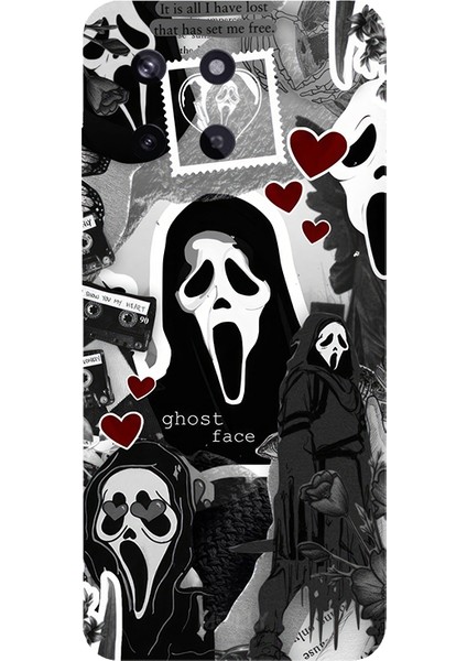 Realme 11 4g Için Siyah Serial Lover Desenli Silikon Kılıf
