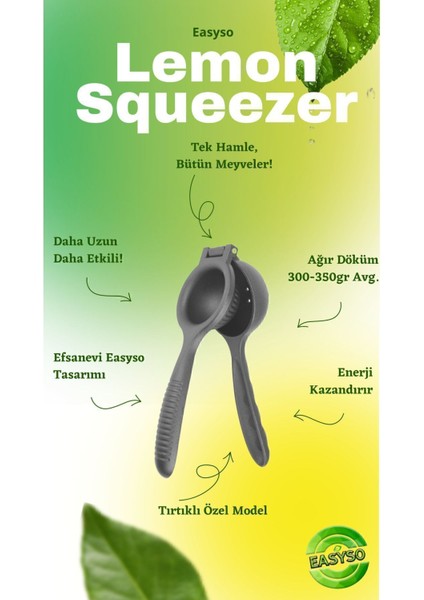 Gerçek Döküm Narenciye Limon Sıkacağı Efsanevi Modeli Büyük Boy 2174