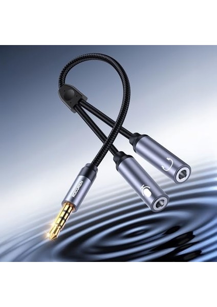 Hi-Fi Trrs Mikrofon Ve Kulaklık Birleştirici 3.5mm Y Jack Kablo fiyatları