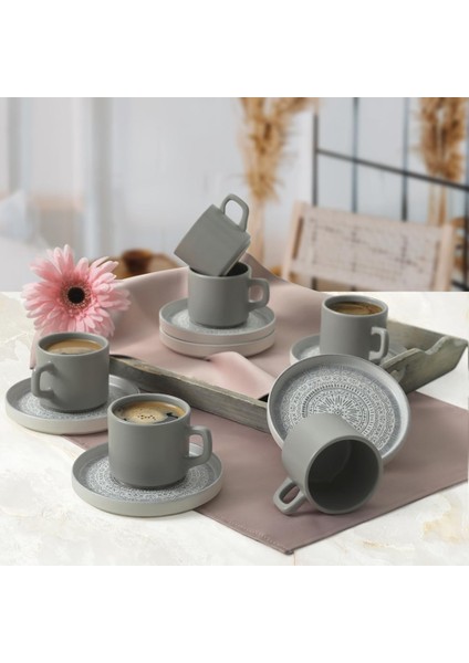 Stone Stackable Çay Takımı 12 Parça 6 Kişilik 21426