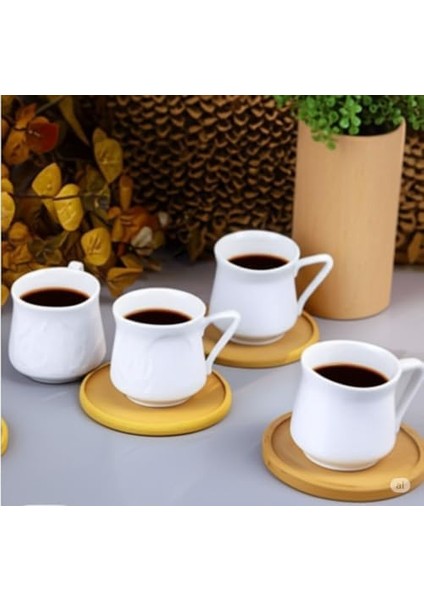 Kahve Fincan Takımı - Bambu Tabaklı modelleri