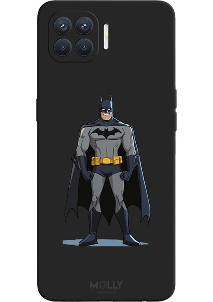 Oppo Reno 4 Lite Için Siyah Airy Bat Desenli Silikon Kılıf