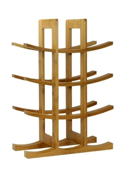 WR1149 Raf, Şarap Rafı Bambu Doğal modelleri