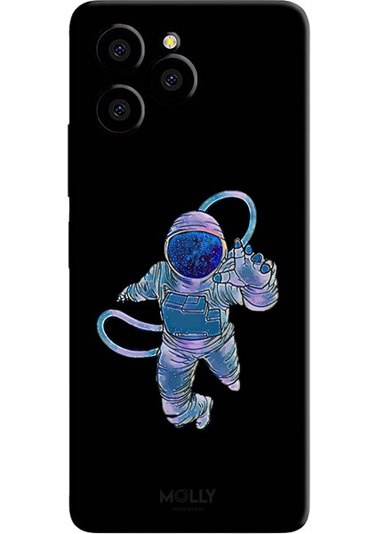 Omix X6 Için Siyah Astro Desenli Silikon Kılıf