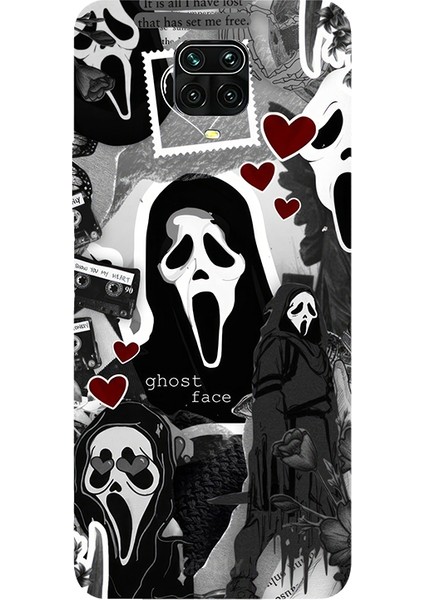 Xiaomi Redmi Note 9 Pro Için Siyah Serial Lover Desenli Silikon Kılıf