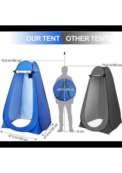 Otomatik Kamp Giyinme Çadırı indirimleri