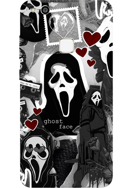 Huawei P10 Lite Için Siyah Serial Lover Desenli Silikon Kılıf