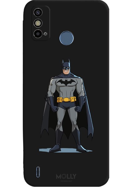 Tecno Spark 6 Go Için Siyah Airy Bat Desenli Silikon Kılıf