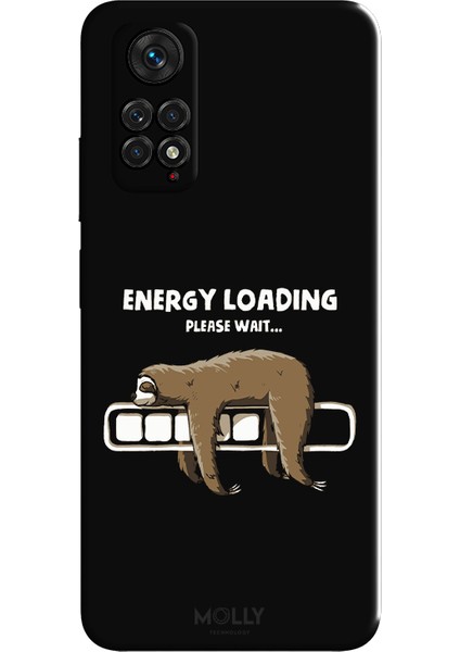 Xiaomi Redmi Note 11 Pro Için Siyah Nap Mod Desenli Silikon Kılıf