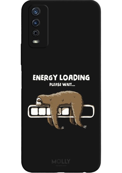 Vivo Y11S Için Siyah Nap Mod Desenli Silikon Kılıf