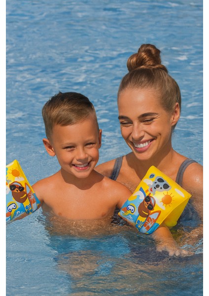 Yüzme Kolluğu & Deniz Kolluğu & Şişme Kolluk 3-6 Yaş 23 cm x 15 cm Sevimli Hayvanlar