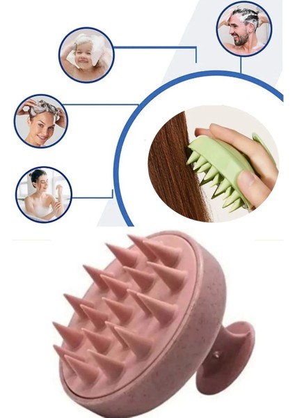 Saç Bakım Fırçası Saç Derisine Masaj Yapan Şampuan Tarağı Duş Fırçası Slikon Saç Masaj Tarağı fırsatları