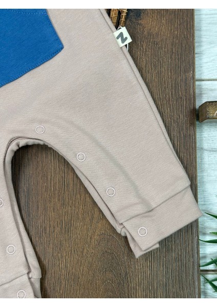 Pamuklu Mevsimlik Kanguru Cepli Alttan Çıtçıtlı Yumuşak Kumaş Erkek Bebek Tulum fırsatları