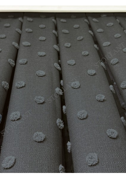 Puffy Ponpon Desenli Keten Fon Perde L Tercih Edilen - Ürün Sık Pile L Aksesuar Hediyeli