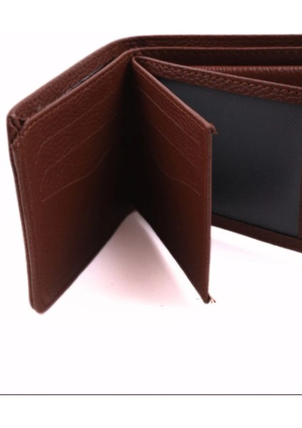 Bozuk Para Bölmeli Yumuşak Deri Erkek Cüzdanı 11 x 9cm fırsatları