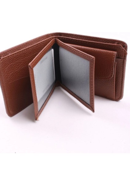 Bozuk Para Bölmeli Yumuşak Deri Erkek Cüzdanı 11 x 9cm indirimleri