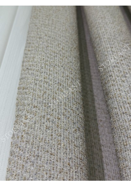 Puffy Gravel Toprak Desenli Keten Fon Perde L Ürün Sık Pile L Aksesuar Hediyeli L Tek Kanat fırsatları