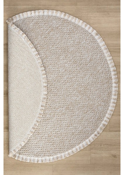 Bej Yuvarlak Yıkabilir Halı Salon Oturma Odası Mutfak Koridor Yolluk Dokuma Makine Halısı 0012 Daire fiyatları