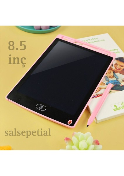 Grafik Dijital Kalemli LCD Çizim Tableti Çocuk Yazı Tahtası 8.5 Inc