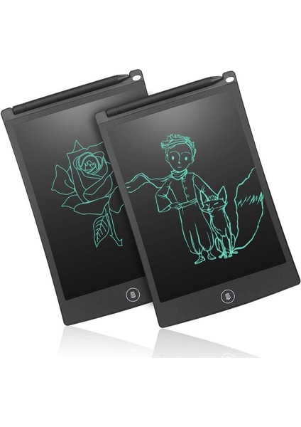 Grafik Digital Çocuk Yazı Tahtası Çizim Tableti LCD 8.5 Inc Yüksek Kalite Siyah indirimleri