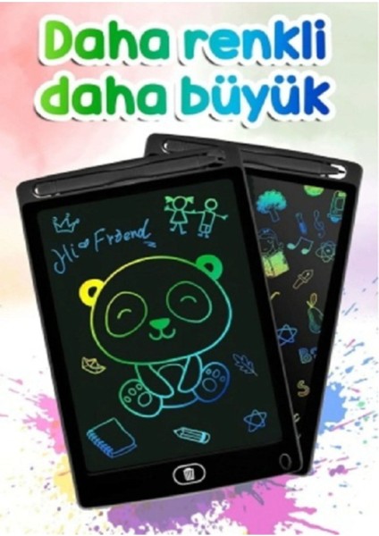 Grafik Dijital Çocuk Yazı Tahtası Çizim Tableti LCD 8.5 Inc Ekran