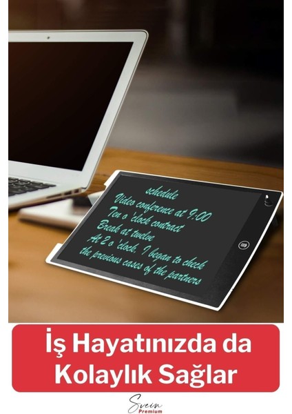 8,5 Inç Writing LCD Grafik Dijital Kalemli Çizim Tableti Silinebilir Not Yazma Eğitim Yazı Tahtası modelleri