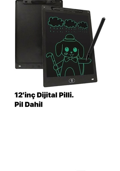 Writing Tablet 8.5 Inç Dijital Kalemli Çizim Yazı Tahtası Grafik Not Yazma Eğitim Tableti CKS314