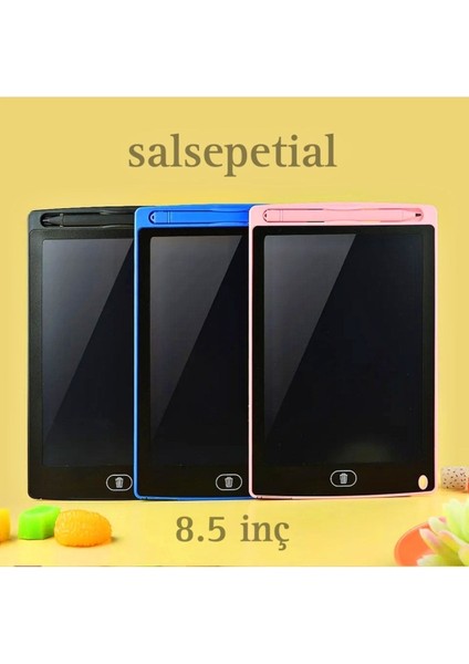 Grafik Digital Çocuk Yazı Tahtası Çizim Tableti LCD Tablet 8,5inç indirimleri