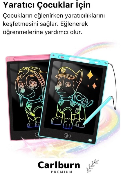 Grafik Digital Çocuk Yazı Tahtası Çizim Tableti LCD 8.5 Inc fırsatları