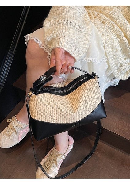 Örme Niş Omuz Çantası, Messenger Çantası, Basit ve Çok Yönlü Işe Gidip Gelmek (Yurt Dışından) modelleri