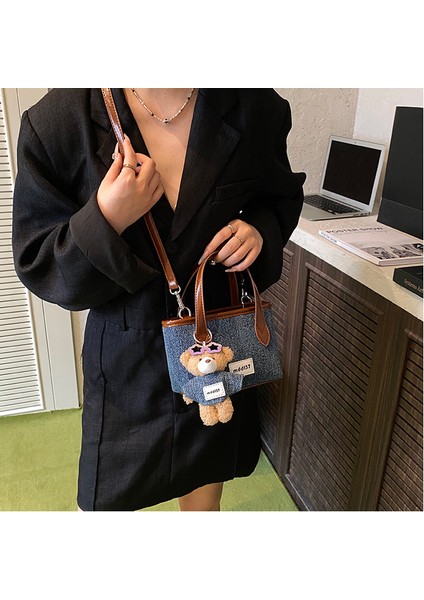 Yeni Vintage Moda Kadın Çantası Basit Crossbody Çanta El Tote Çantası (Yurt Dışından) indirimleri
