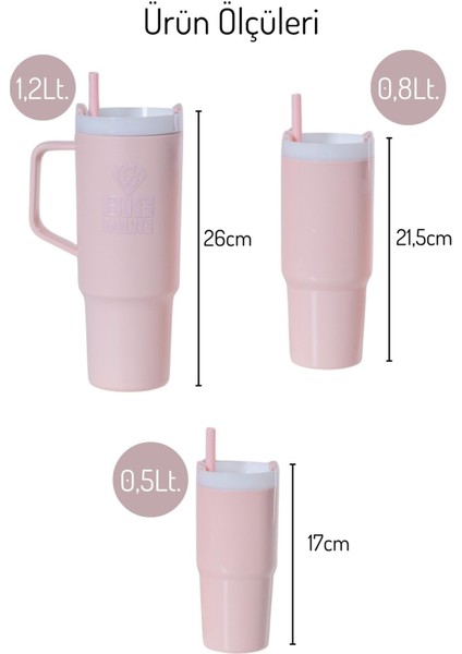 3 Boy Pipetli Suluk Seti Pembe fiyatları