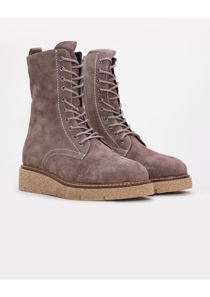 Hakiki Deri Kürklü Kadın Klasik Bot 657KZA2504 fırsatları