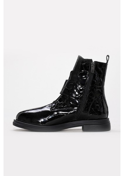 Hakiki Deri Kürklü Kadın Klasik Bot 238KZA126