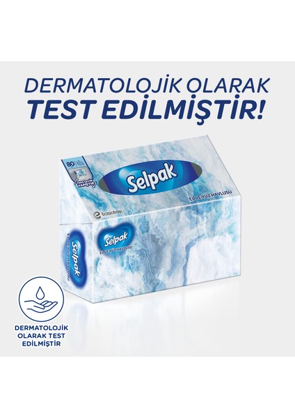 El ve Yüz Havlusu Kutulu 80 Yaprak