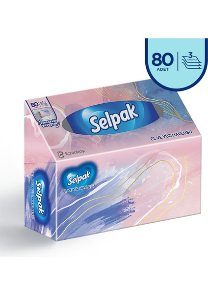 El ve Yüz Havlusu Kutulu 80 Yaprak fiyatları