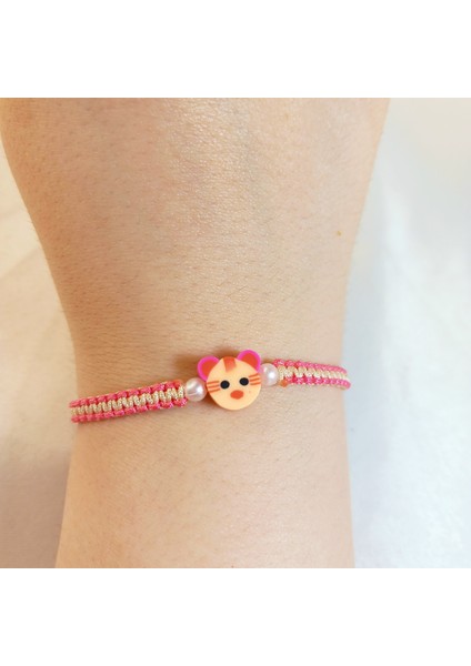 Ayı Figürlü Makrome Örgü Bileklik, El Yapımı Sevimli Tasarım, Sevimli Ayıcık Bileklik, Unisex El Yapımı Ayarlanabilir Şık Tasarım, Minimalist Takı, Günlük Kullanım Için Modern Bileklik fiyatları