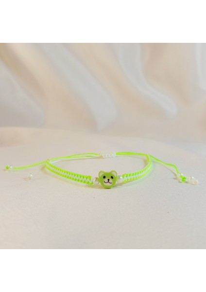 Ayı Figürlü Makrome Örgü Bileklik, El Yapımı Sevimli Tasarım, Sevimli Ayıcık Bileklik, Unisex El Yapımı Ayarlanabilir Şık Tasarım, Minimalist Takı, Günlük Kullanım Için Modern Bileklik modelleri