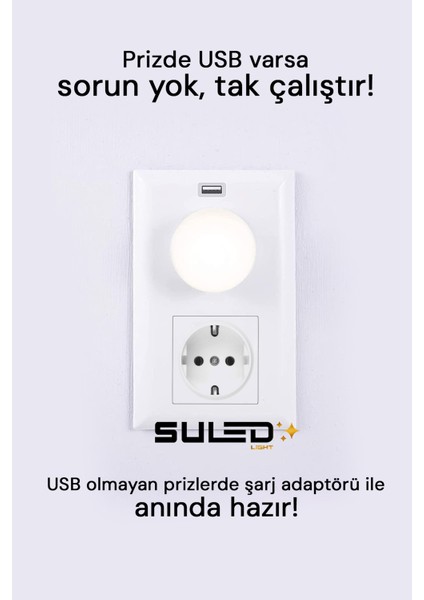 Minilight 6 Adet USB Soft Işık 1W Beyaz Renk Taşınabilir 6'lı LED Işık fırsatları