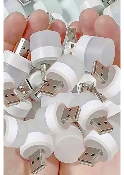 Minilight 6 Adet USB Soft Işık 1W Beyaz Renk Taşınabilir 6'lı LED Işık