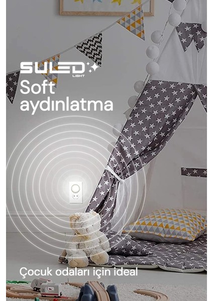 Minilight 6 Adet USB Soft Işık 1W Beyaz Renk Taşınabilir 6'lı LED Işık