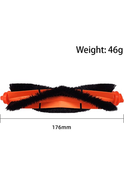 Xiaomi E10 E12 B112 Robot Süpürge Yedek Parçaları Ana Fırça Aksesuarları Için 2 Adet (Yurt Dışından) modelleri