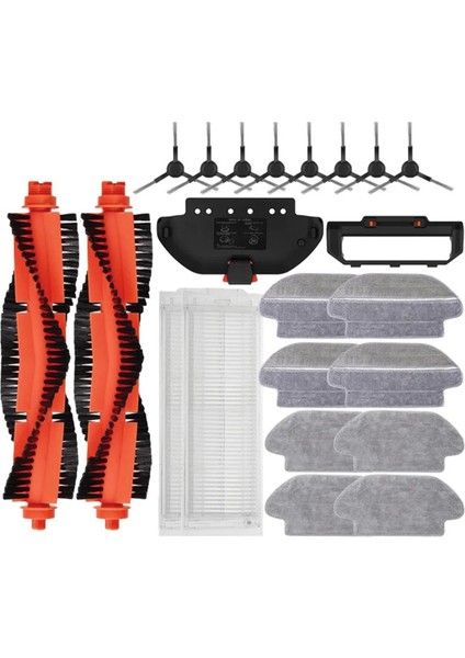 Xiaomi Robot Süpürge S10 S12 B106GL / Mop 2s XMSTJQR2S Yedek Parça Aksesuarları Ana Yan Fırça Filtre Bezi (Yurt Dışından)