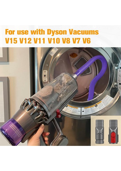 Dyson V15 V12 V11 V10 V8 V7 V6 Elektrikli Süpürgeler Için Kurutma Makinesi Tüy Toplama Aparatı, Esnek Havalandırmalı Tüy Toplama Aracı (Yurt Dışından) indirimleri