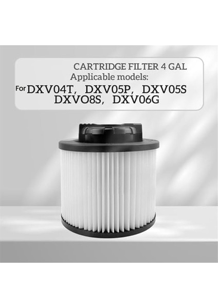 DXVC4001 Filtre Yedeği 4-5 Galon Islak/kuru Elektrikli Süpürgeler DXV04T, DXV05P, DXV05S, DXV06G, DXV08S, 2 Adet (Yurt Dışından) fiyatları