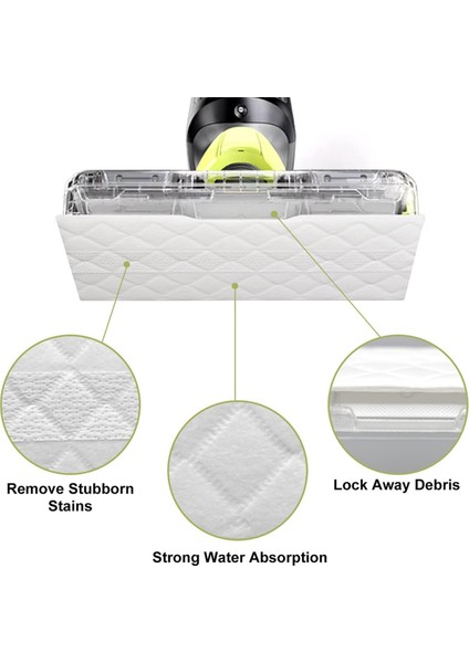 Shark Vacmop VM252 Için 10'lu Paket Vakumlu Paspas Yedek Pedleri, Tek Kullanımlık Vakumlu Paspas Pedleri, Kablosuz Sert Zemin Vakumlu Paspas Pedleri (Yurt Dışından) fiyatları