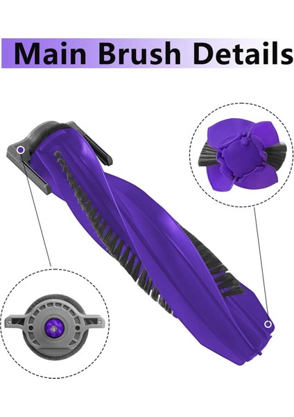 Narwal Freo x Ultra/narwal J4 Elektrikli Süpürge Aksesuarları Için 11 Adet Yedek Parça Ana Yan Fırça Filtreler Torbalar Paspas Pedleri (Yurt Dışından) indirimleri