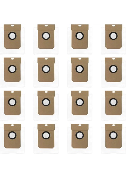 Karingbee S7 Omnı Robot Süpürge Aksesuarları Yedek Parçası Için 16 Adet Toz Torbası (Yurt Dışından)